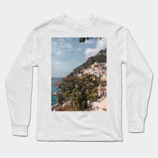 Positano, Amalfi Coast, Italy - Travel Photography Long Sleeve T-Shirt